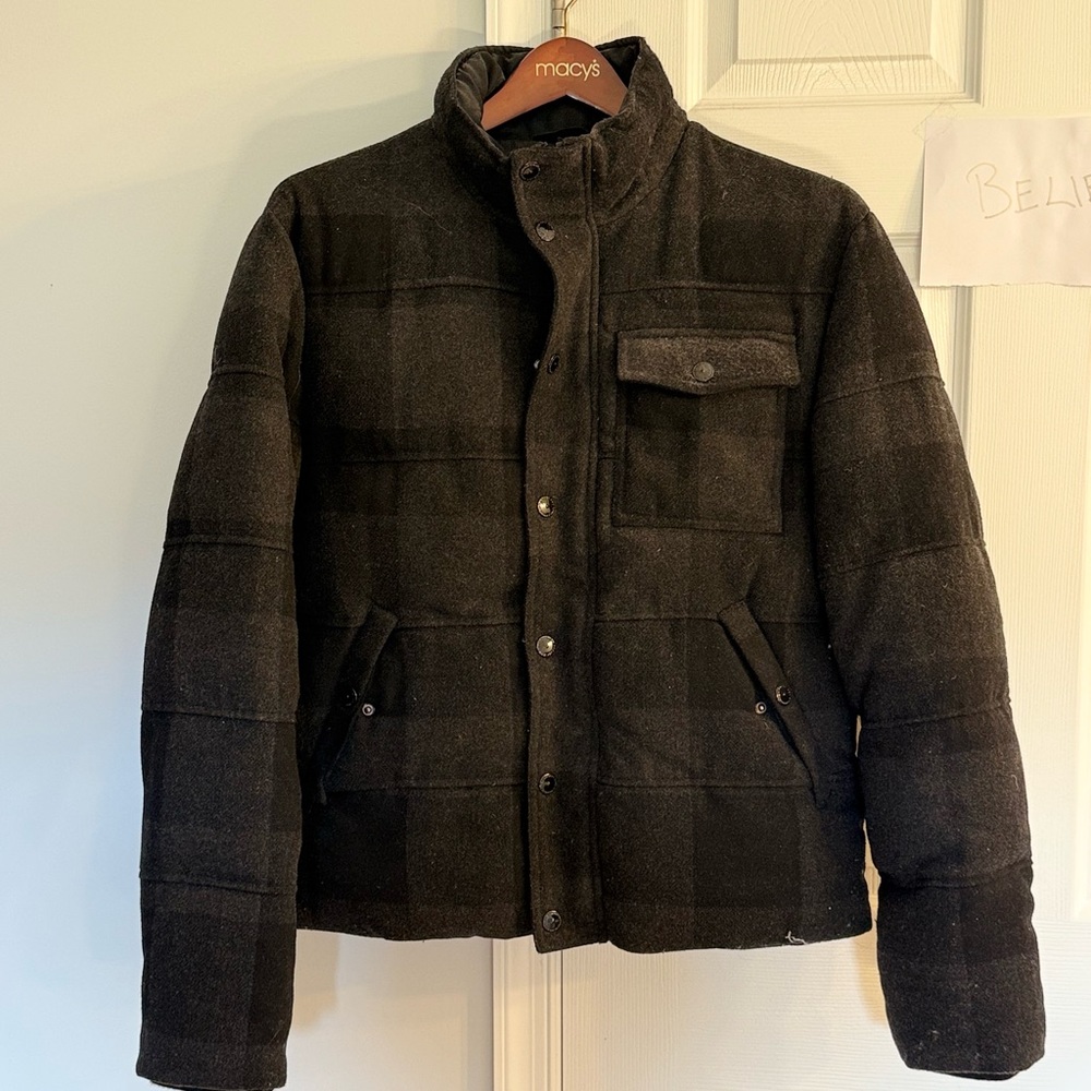 Men's Stylish Black Puffer Jacket